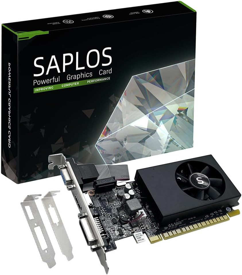 Geforce GT 705 Video Card 2GB GDDR5 128-Bit, Graphics Card for PC, HDMI DVI VGA,