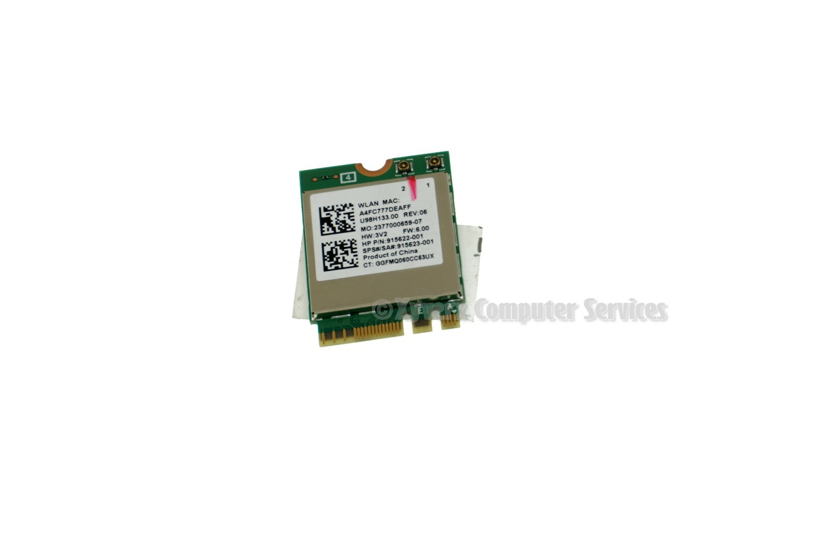 915622-001 RTL8822BE OEM HP WIRELESS BLUETOOTH CARD PAVILION 14-CD1010NR (CB74)