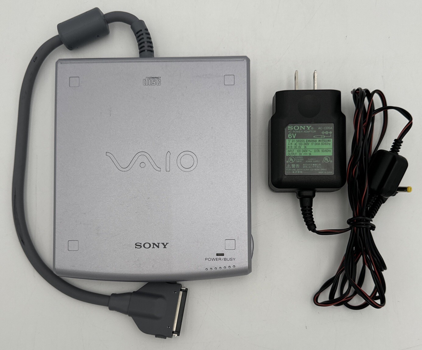 SONY VAIO PCGA-CD5 External CD-ROM Drive Player - Used - Great Condition