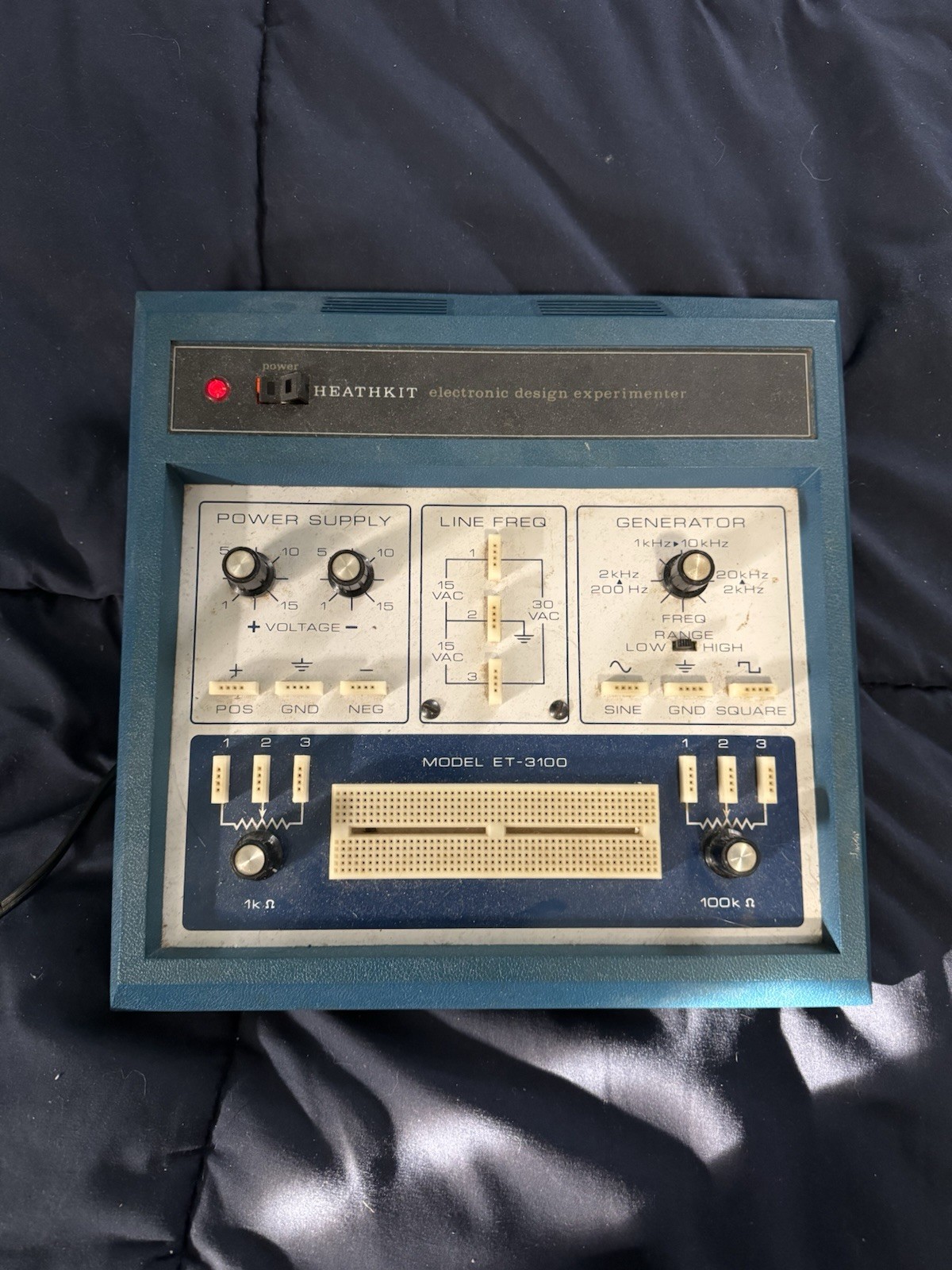 Vintage Heathkit Model ET-3100 Electronic Design Experimenter - Powers On