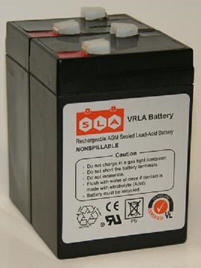 2 Pack - 6V 4.5Ah Replacement SLA Battery For Coleman 5348 Lantern