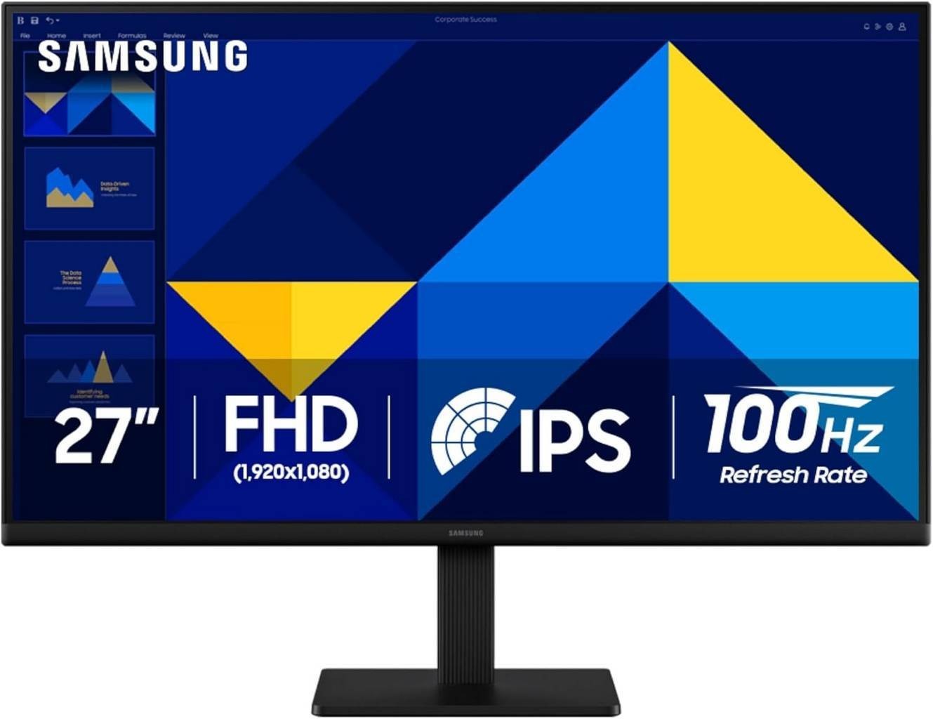 Samsung LS27D30DGANXZA 27" S30GD Essential IPS Display FHD Monitor, Black