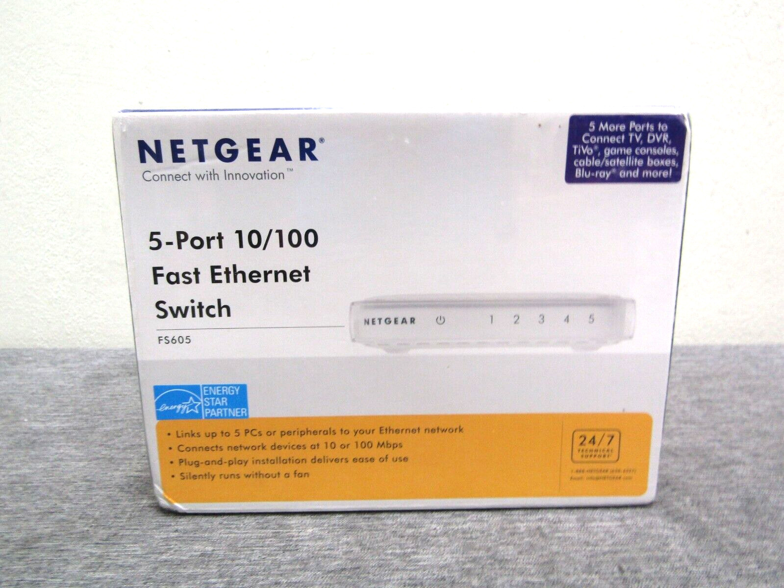 NetGear ProSafe (FS605) 5-Ports External Switch "BRAND NEW NEVER BEEN OPENED"