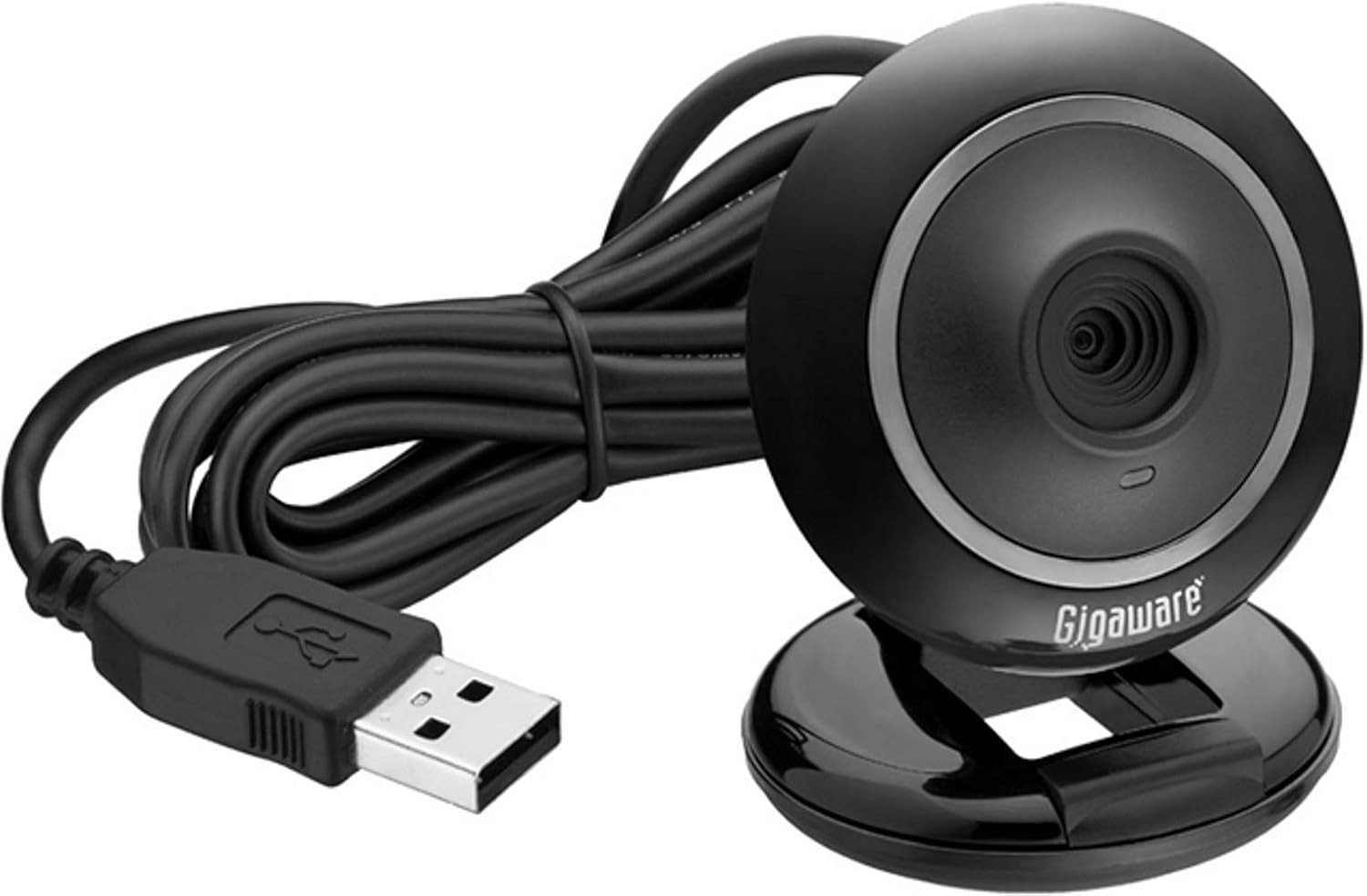 Gigaware 1.3MP Plug & Play Webcam with Microphone - RETAIL