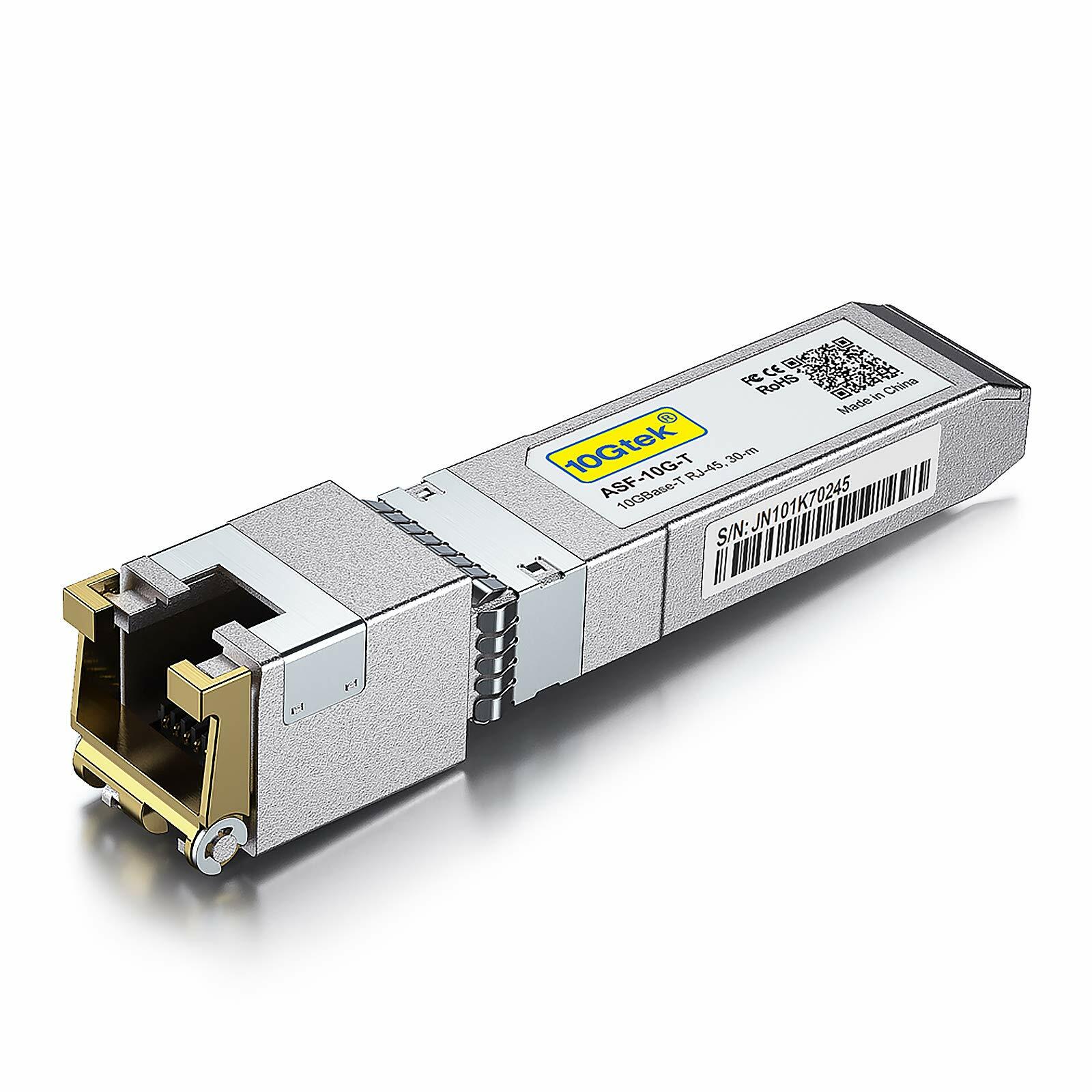 For Mikrotik S+RJ10 Transceiver 10G SFP+ 10Gbase-T Copper SFP+ to RJ-45 30meters