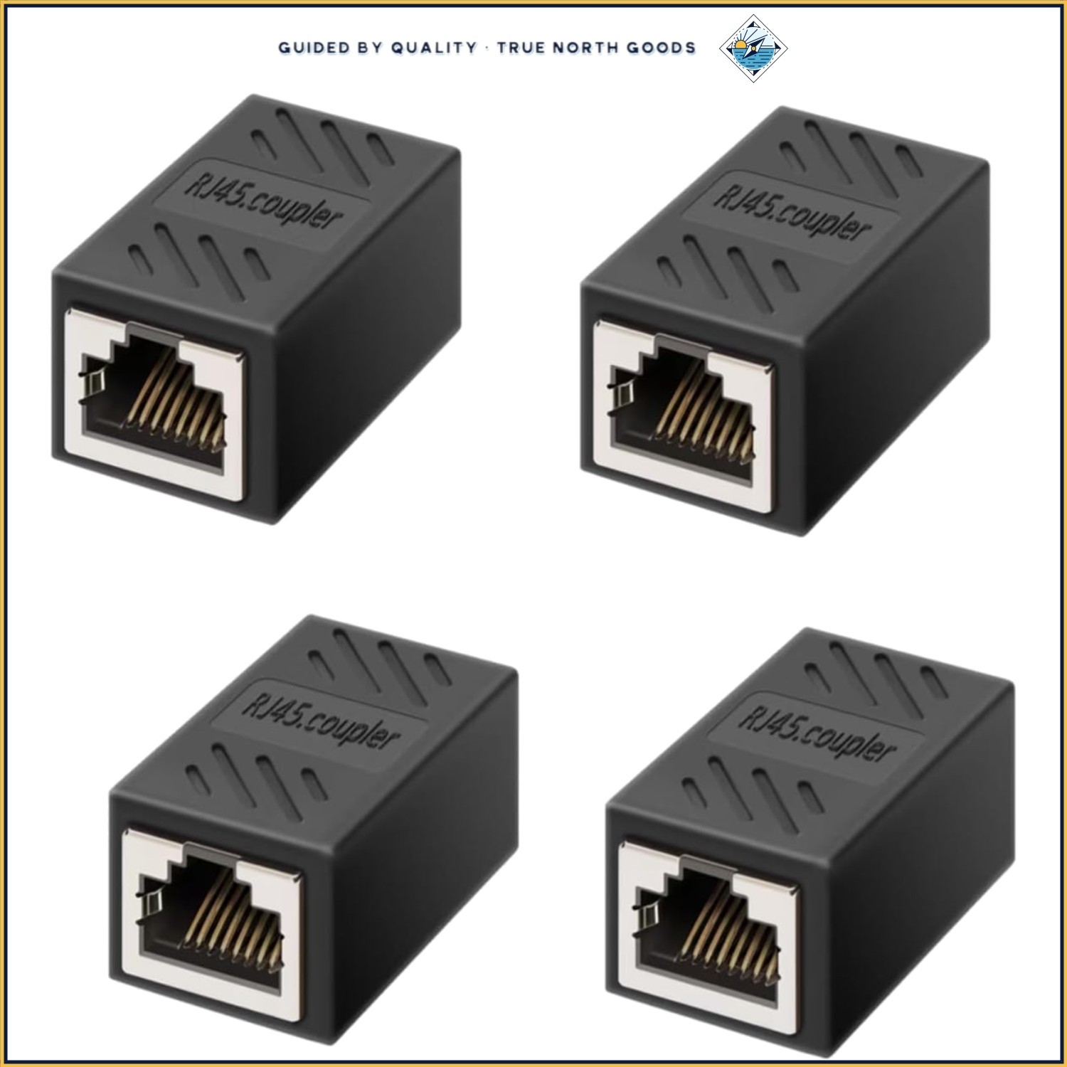 Network Cable Extender RJ45 Couplers - Compatible with Docking Station & Router