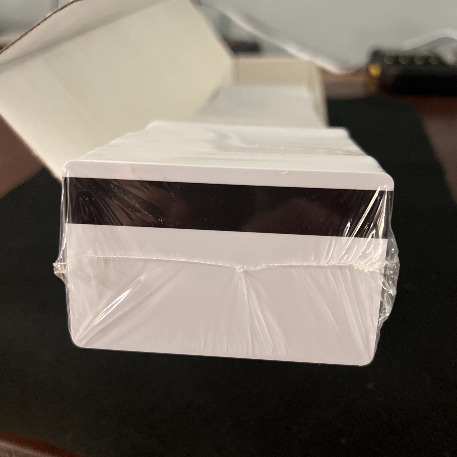 500 pack USA Made Blank White PVC Cards,CR80 30 mil 3 Track HiCo Magnetic Stripe