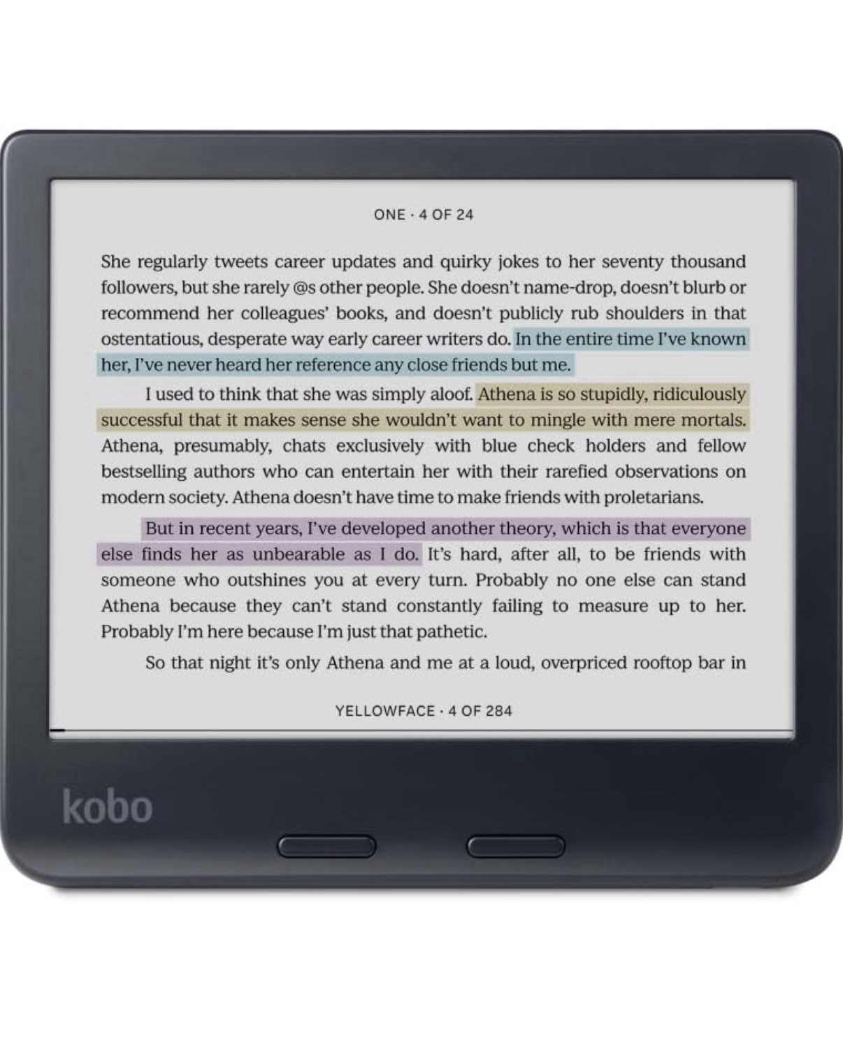 Kobo Libra Colour eReader 7" Glare-Free Colour E Ink - Black (Open Box)