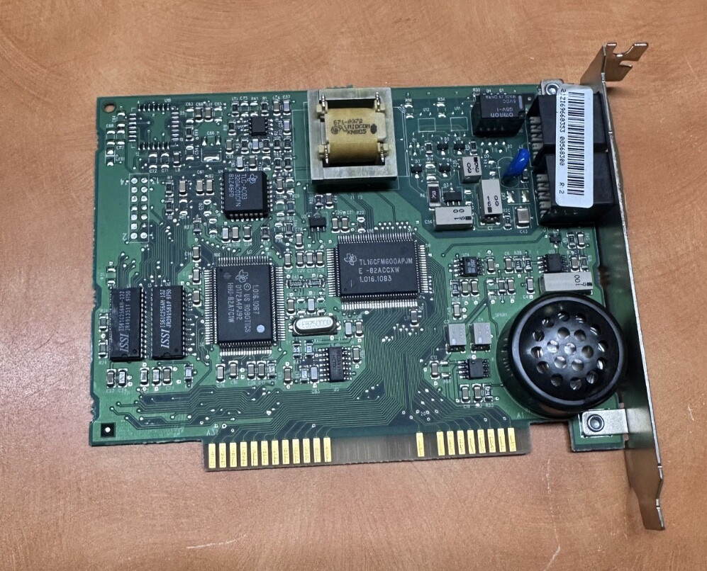 US Robotics Sportster 0460 56K ISA 8-Bit Modem Card 1.012.0335-C