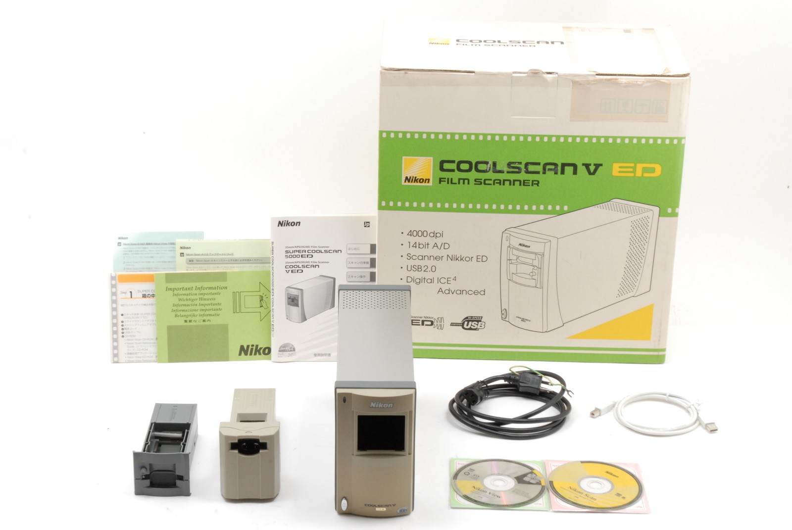 Tested [Top MINT] Nikon CoolScan V LS-50 ED Photo Slide Film Scanner SA-21 JAPAN
