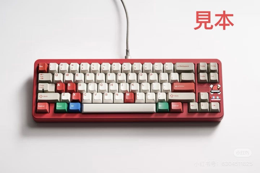 Matrix Lab Plato Series Chapter3.S1 XMAS GMK Custom Keyboard Red Unused