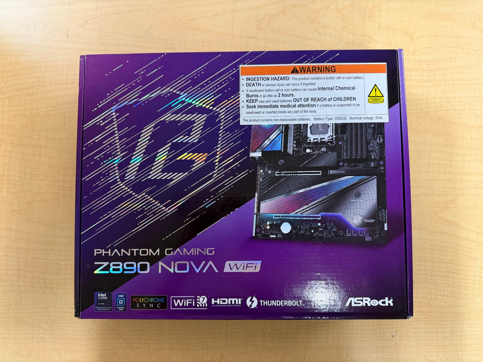 ASRock Z890 Nova WiFi LGA 1851 Intel Z890 ATX Motherboard