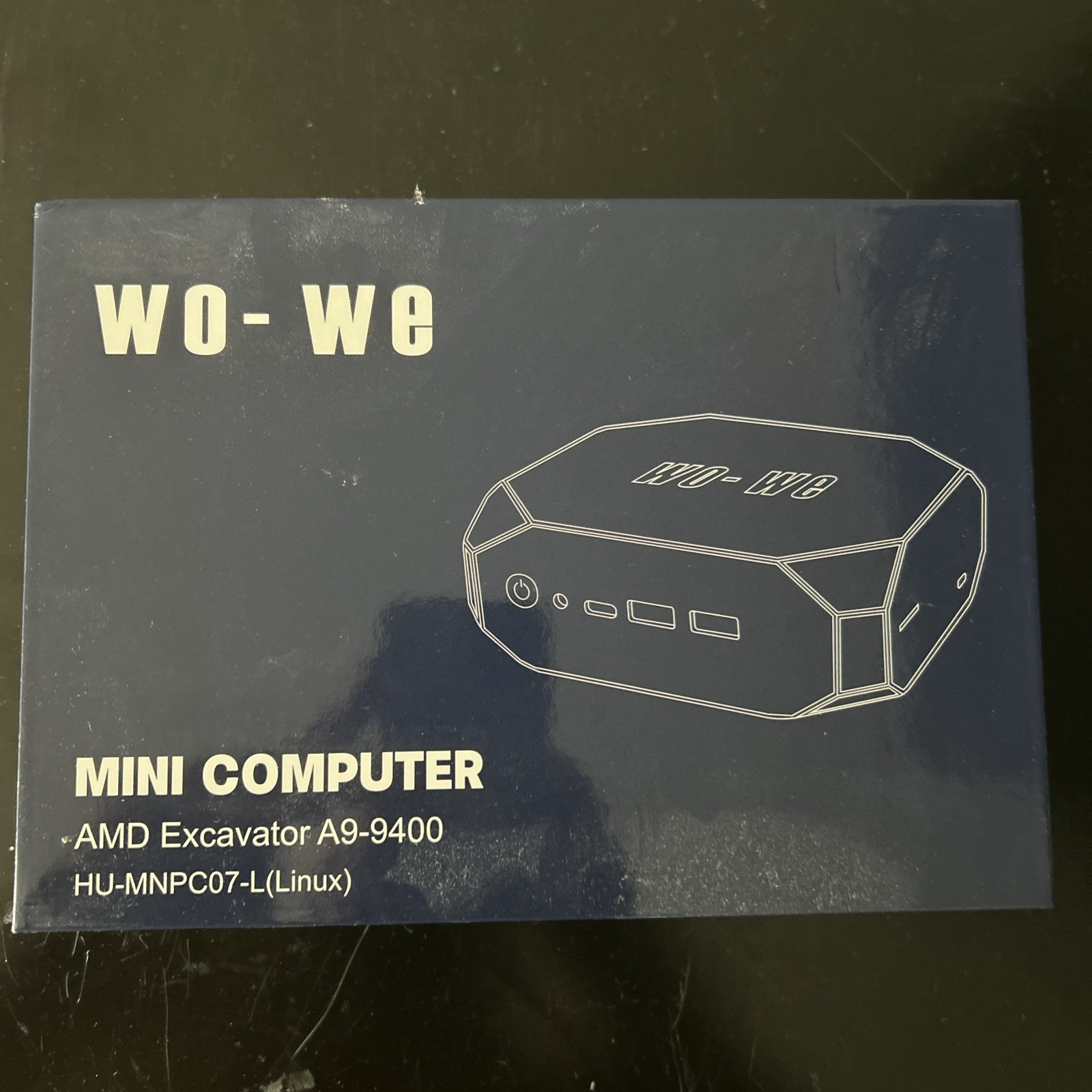 Wo-We Mini PC, AMD Excavator A9-9400 CPU, 8G DDR4, 128G SSD, Windows 10