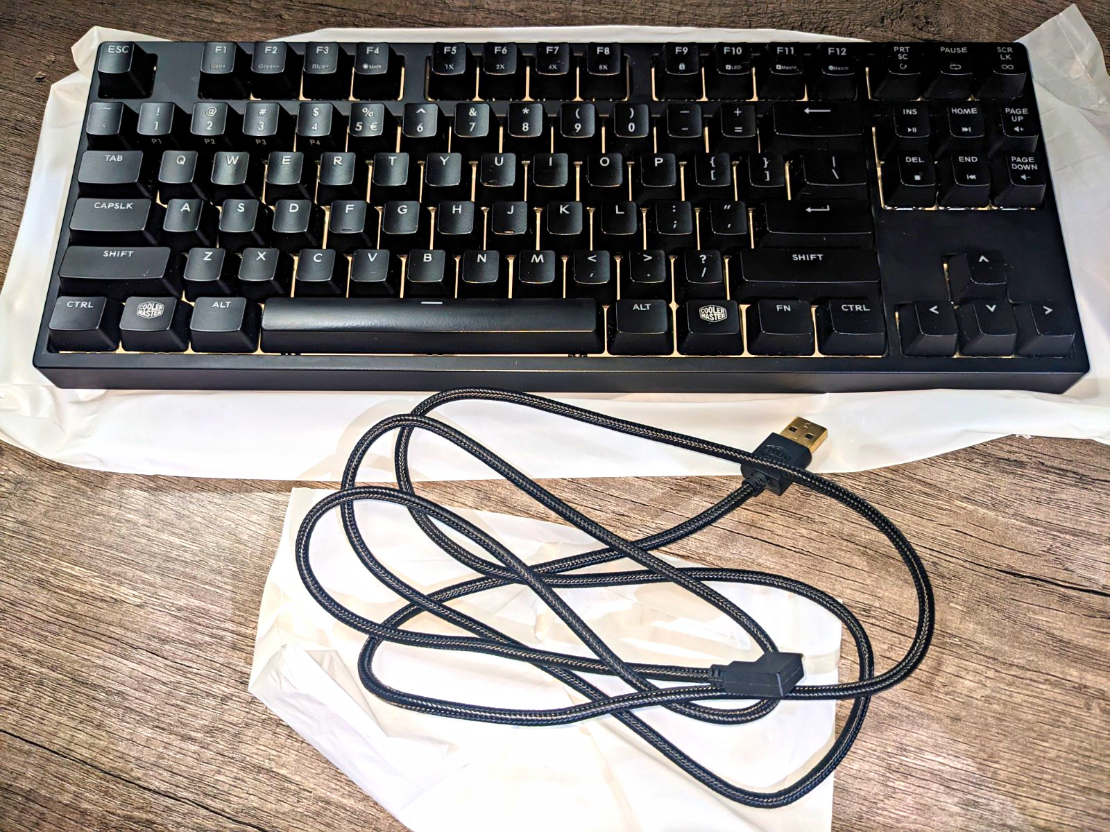 Cooler Master MASTERKEYS PRO S RGB MECHANICAL KEYBOARD - Brown Switches - TKL