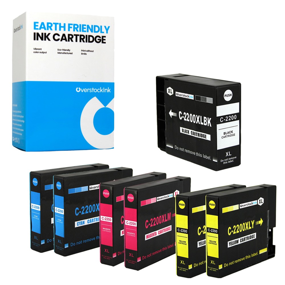 OSI Compatible 7-Pack PGI-2200XL Series Ink Cartridges fits Canon MAXIFY MB5020