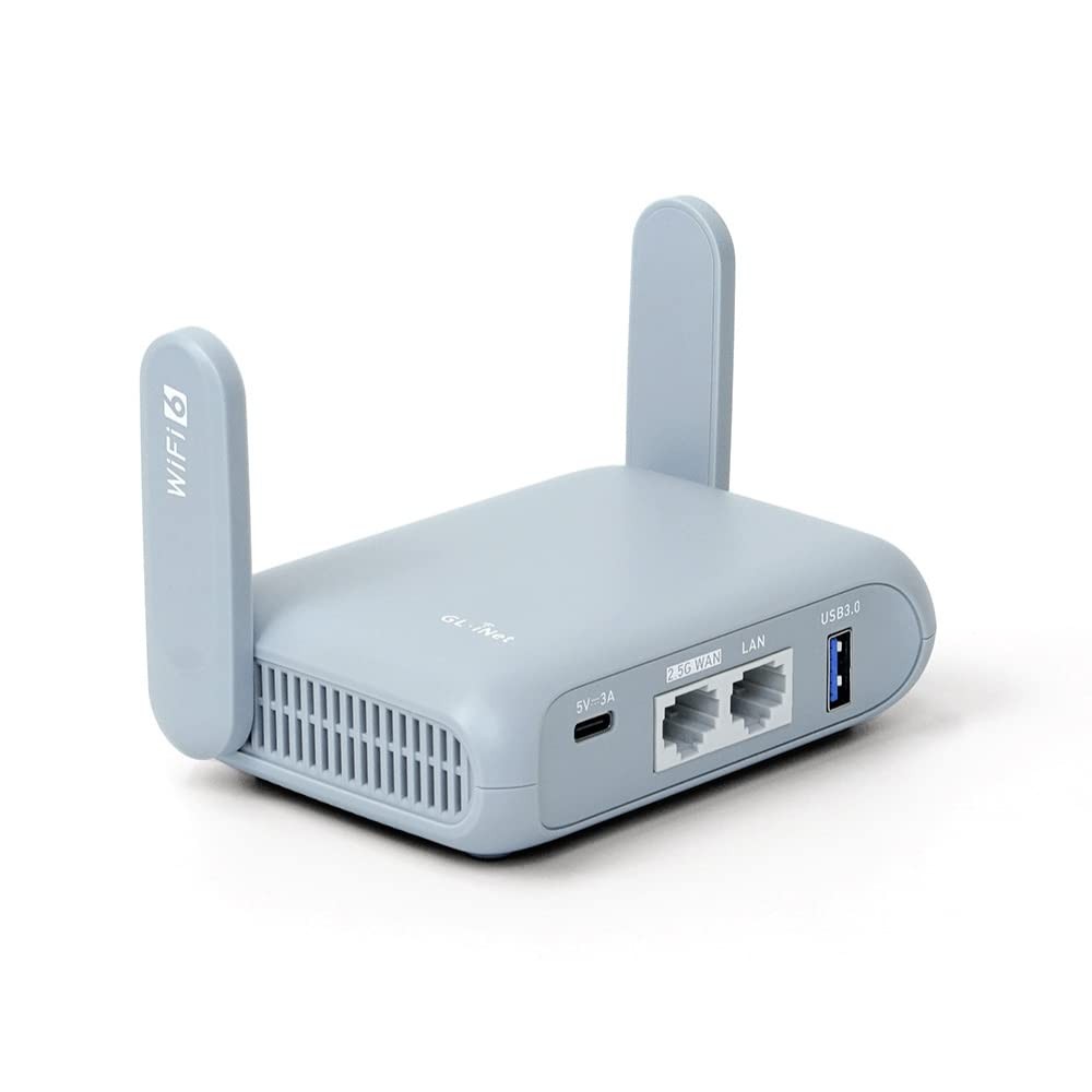 Gl.Inet Gl-Mt3000 Beryl Ax Portable Travel Router Pocket Wi-Fi 6 Wireless 2.5G