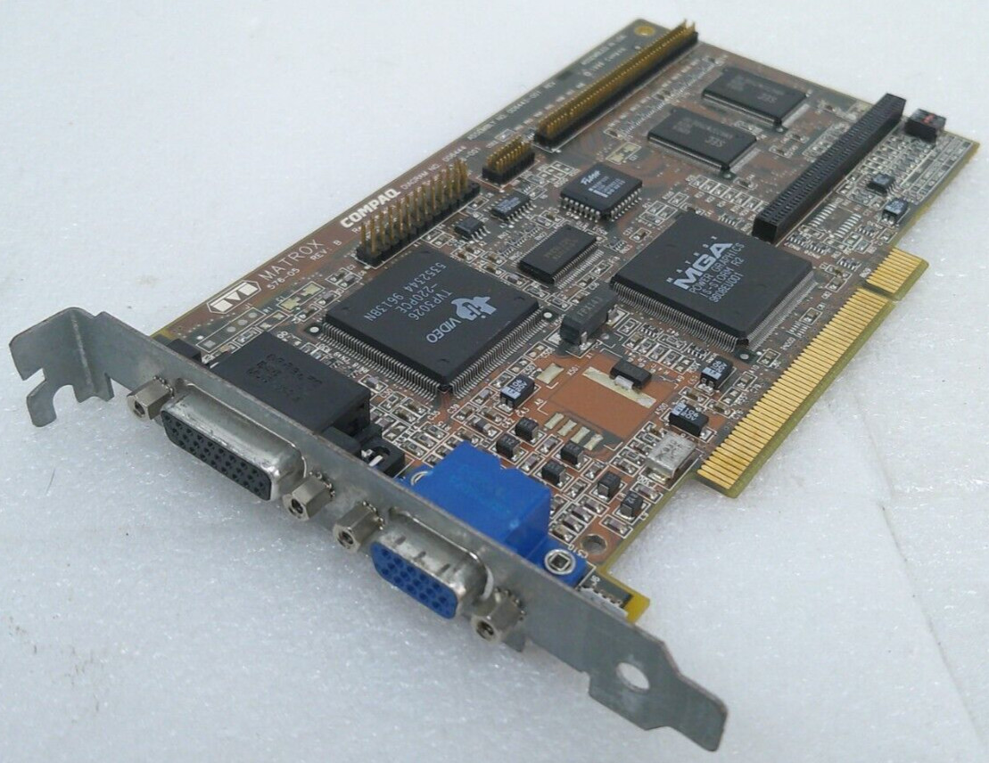 Compaq Matrox 576-05 Rev B (243136-001, 006443-001, ID7057600) PCI Video Card