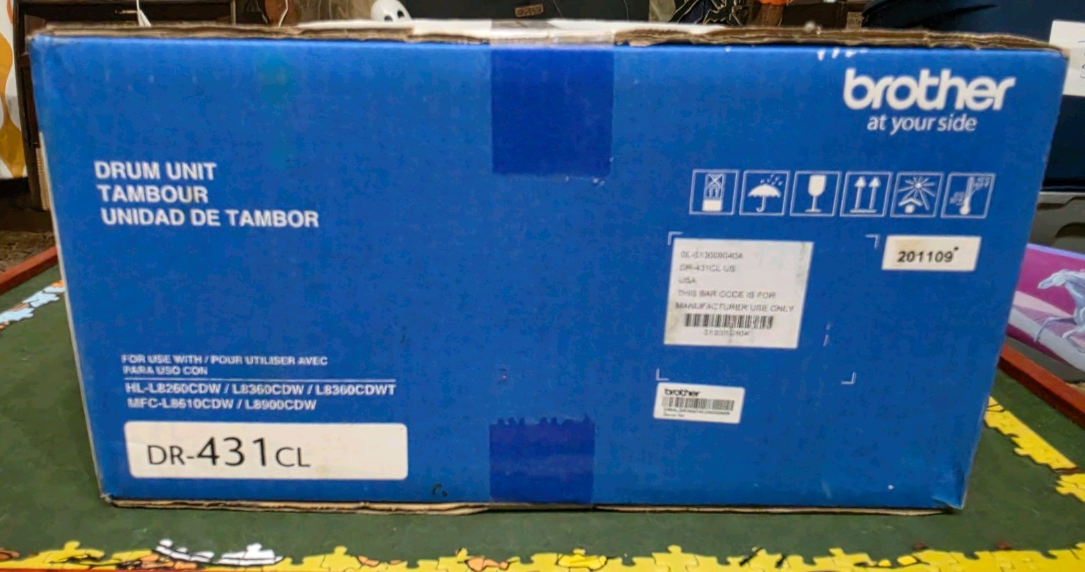Brother DR431CL Genuine Drum Unit (30,000 Pages) new unopened.