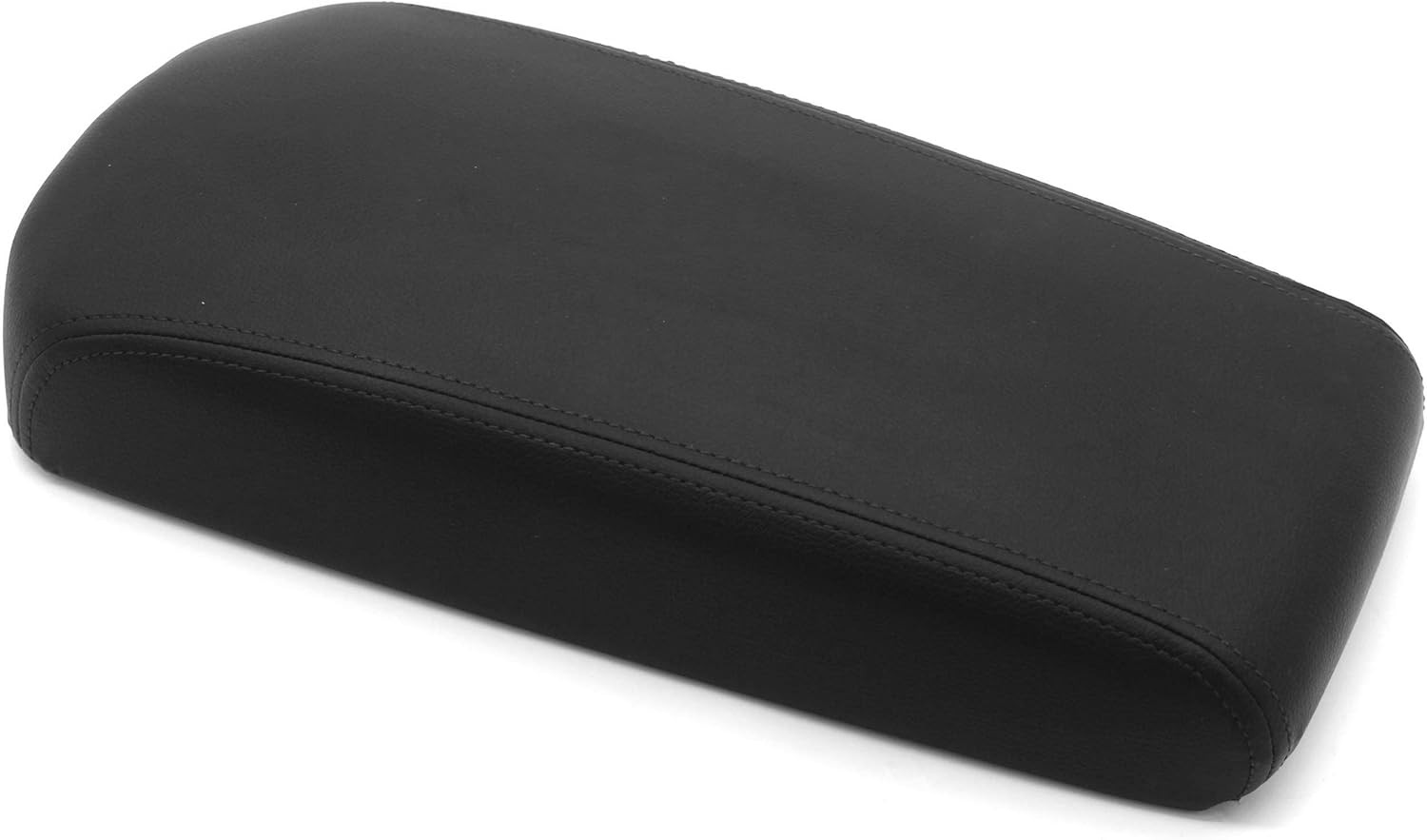 Ezzy Auto Black Leather Center Console Armrest Lid Cover Box fit for 