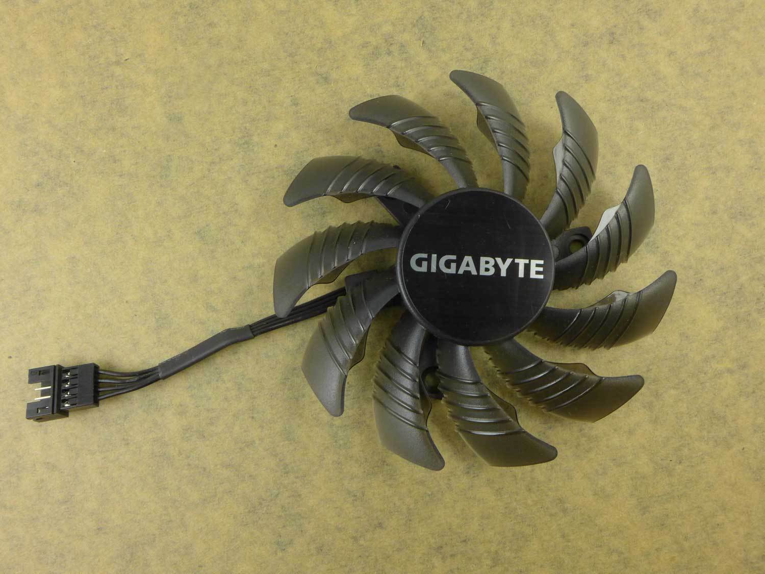 1 pcs PLD08010S12HH Fan 0.35A 75mm For Gigabyte GTX960/970/980 Graphics Card