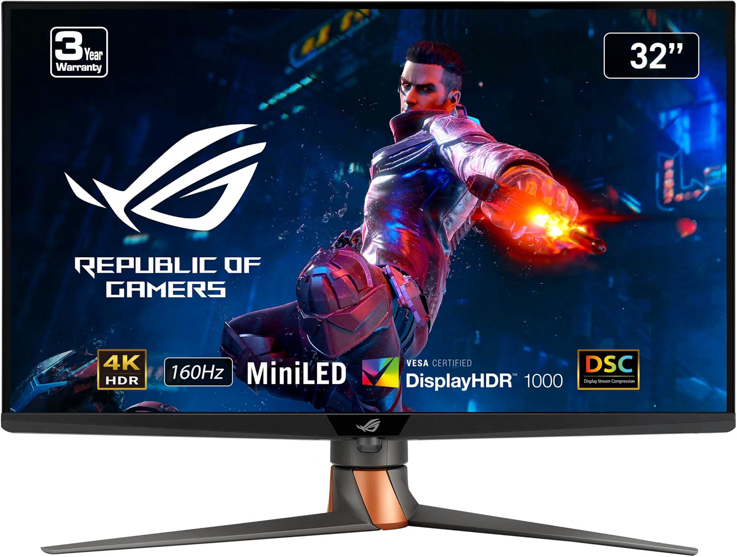 ASUS ROG Swift 32" 4K Mini LED Gaming Monitor PG32UQXR FreeSync Premium Pro