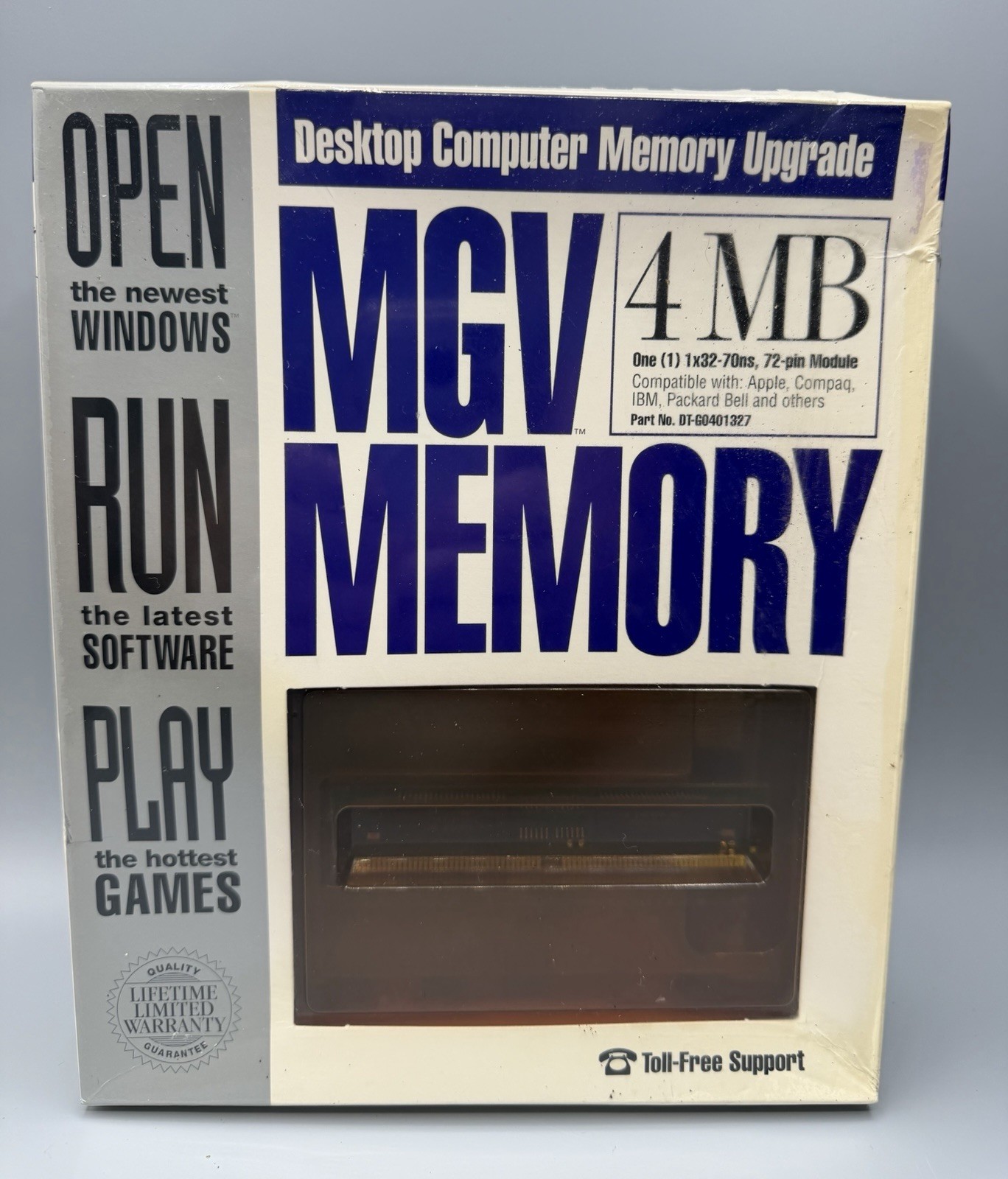 MGV 4MB Memory 72 Pin Module Desktop Computer Upgrade Apple Compaq IBM NOS 