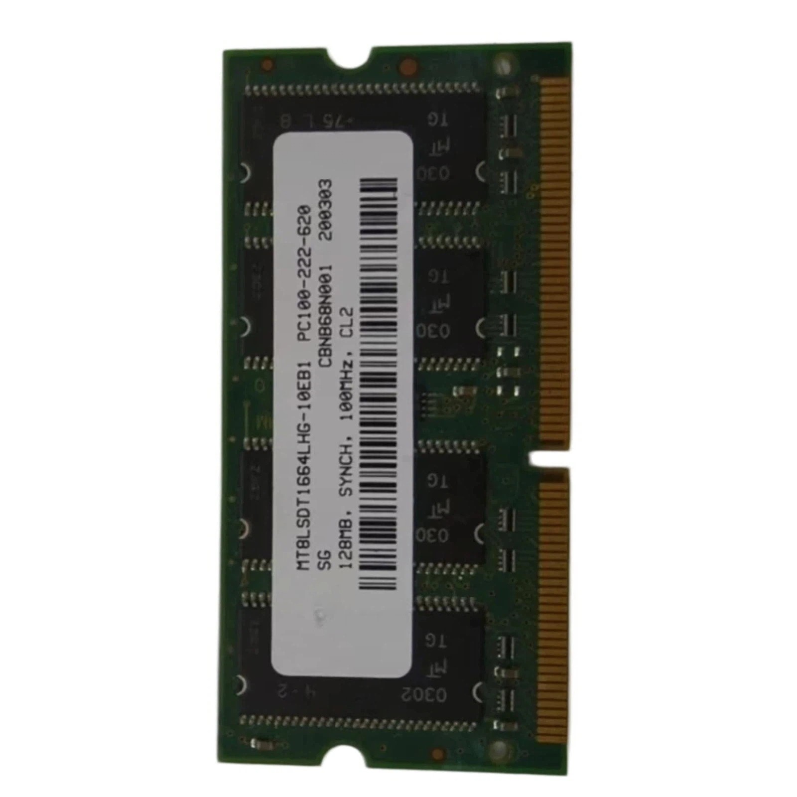 Memory PC100-222-620 Fits For Micron MT8LSDT1664HG-10EB1 Printer Parts 128MB