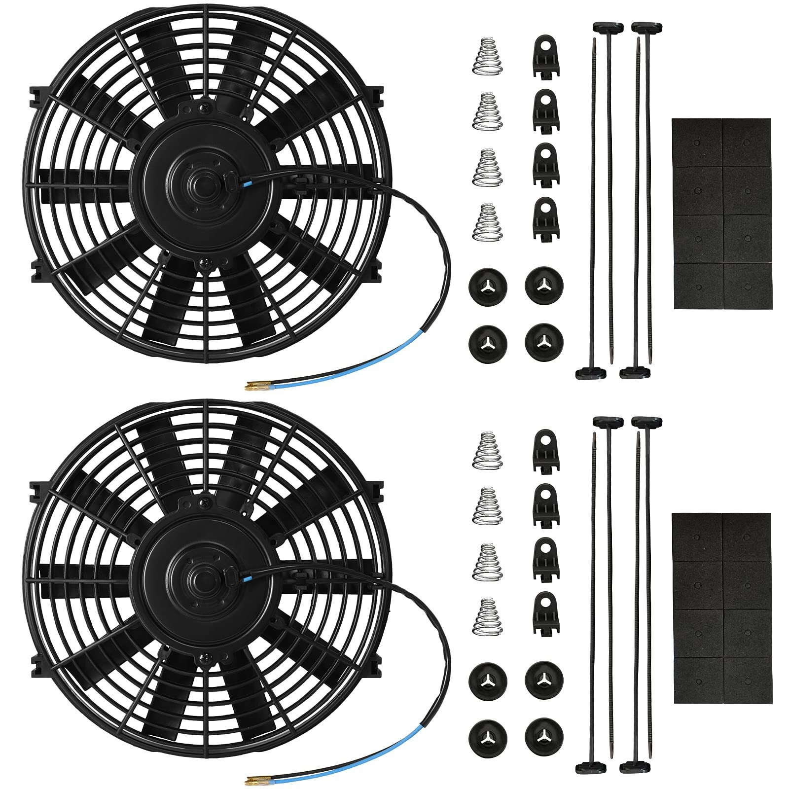 mupera Electric Radiator Cooling Fan - Upgrade Universal Slim Fan(2024 New), ...