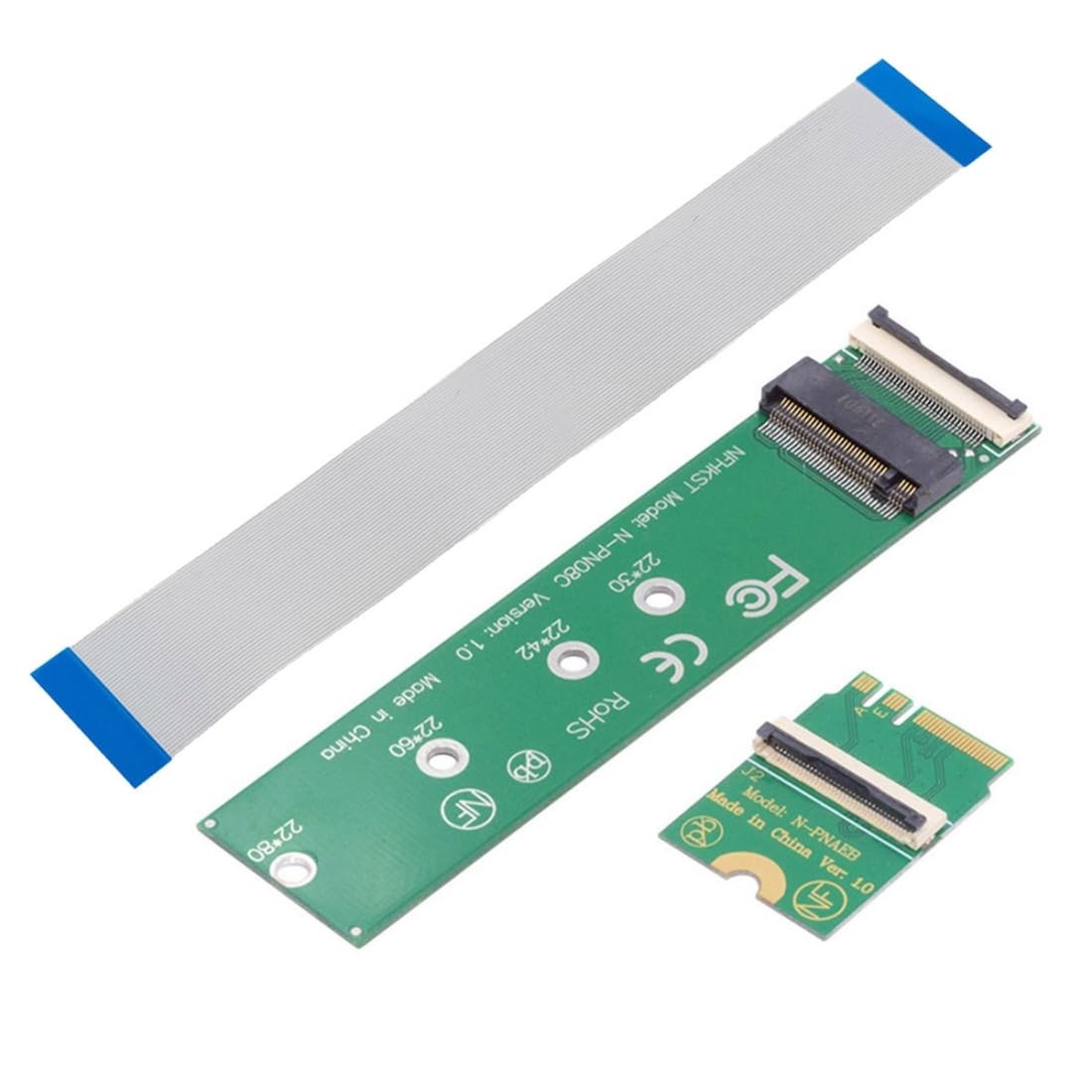M.2(A+E Key) 2230MM to NVME M-Key Extension Card Adapter for Motherboard NVME SS