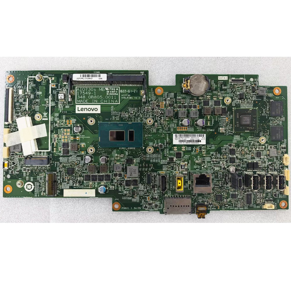 For Lenovo 730S-24IKB E96Z i7-8550U R530 2G AIO Motherboard 17549-1 01LM421