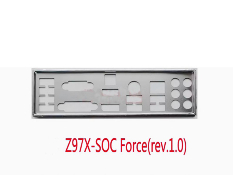 Shield I/O IO Backplate For Gigabyte Z97X-SOC Force(rev.1.0) Motherboard