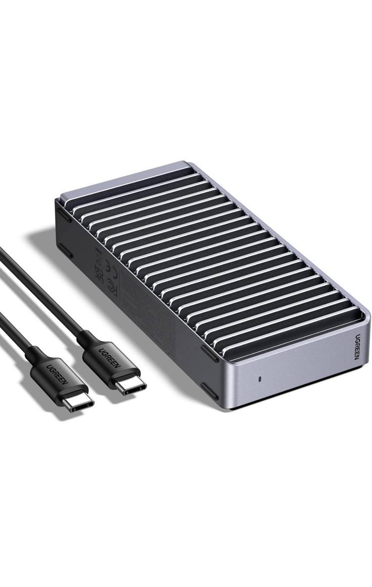 UGREEN USB4 M.2 NVMe SSD Enclosure 40Gbps Aluminum Dual-Sided Heatsink