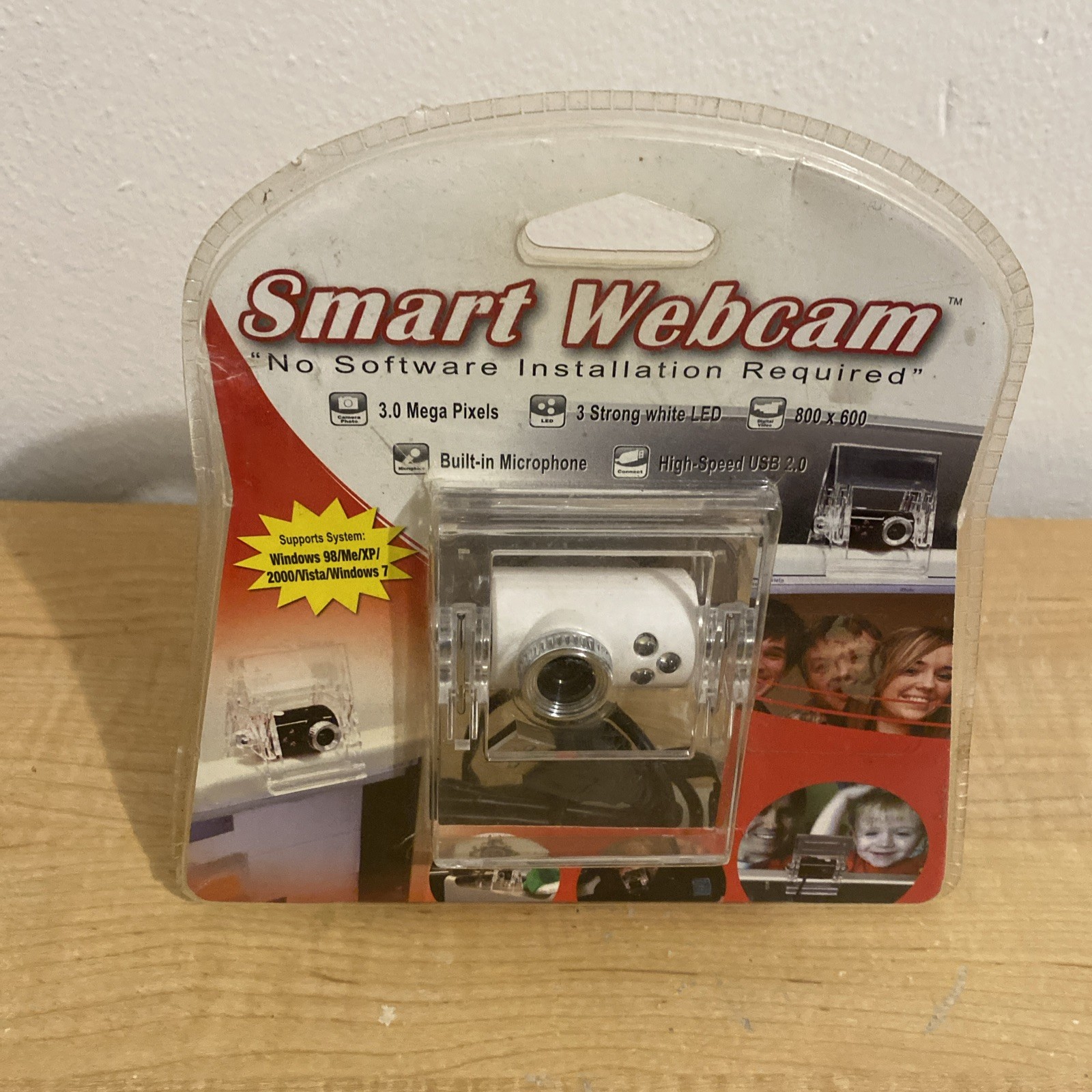 Next Products USB Smart Webcam with 3 LEDs Built-in Microphone - 3 MP NEW