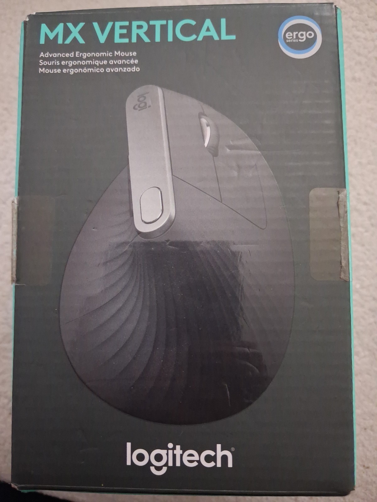 Logitech MX Vertical Advanced Ergonomic Wireless Mouse With Dongle 