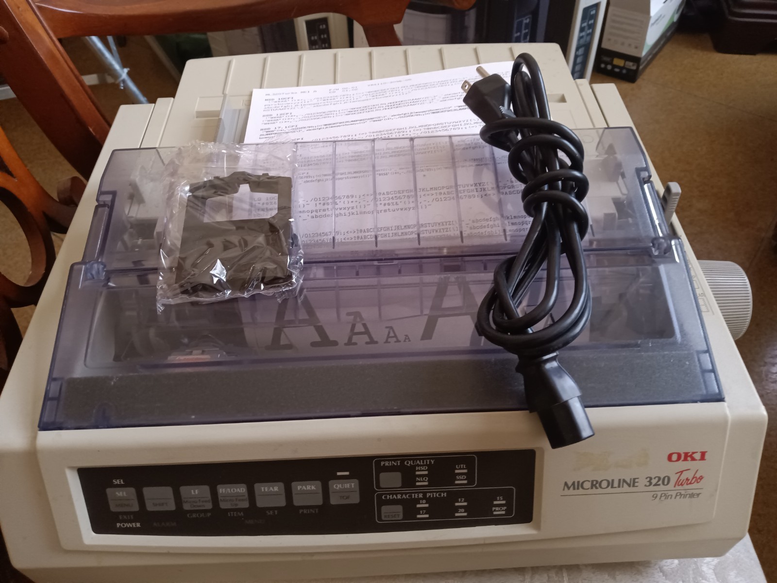 Okidats 320 Turbo Dot Matrix Printer With Serial And parallel, RE-NEWED