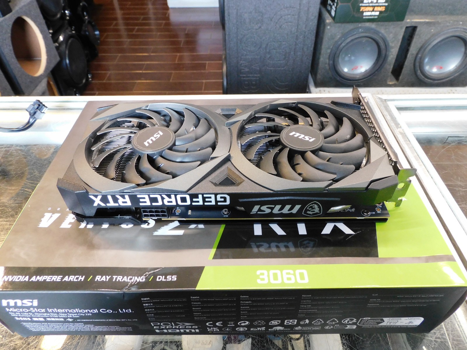 MSI GeForce RTX 3060 12GB GDDR6 Graphics Card (RTX3060GAMINGX12G)