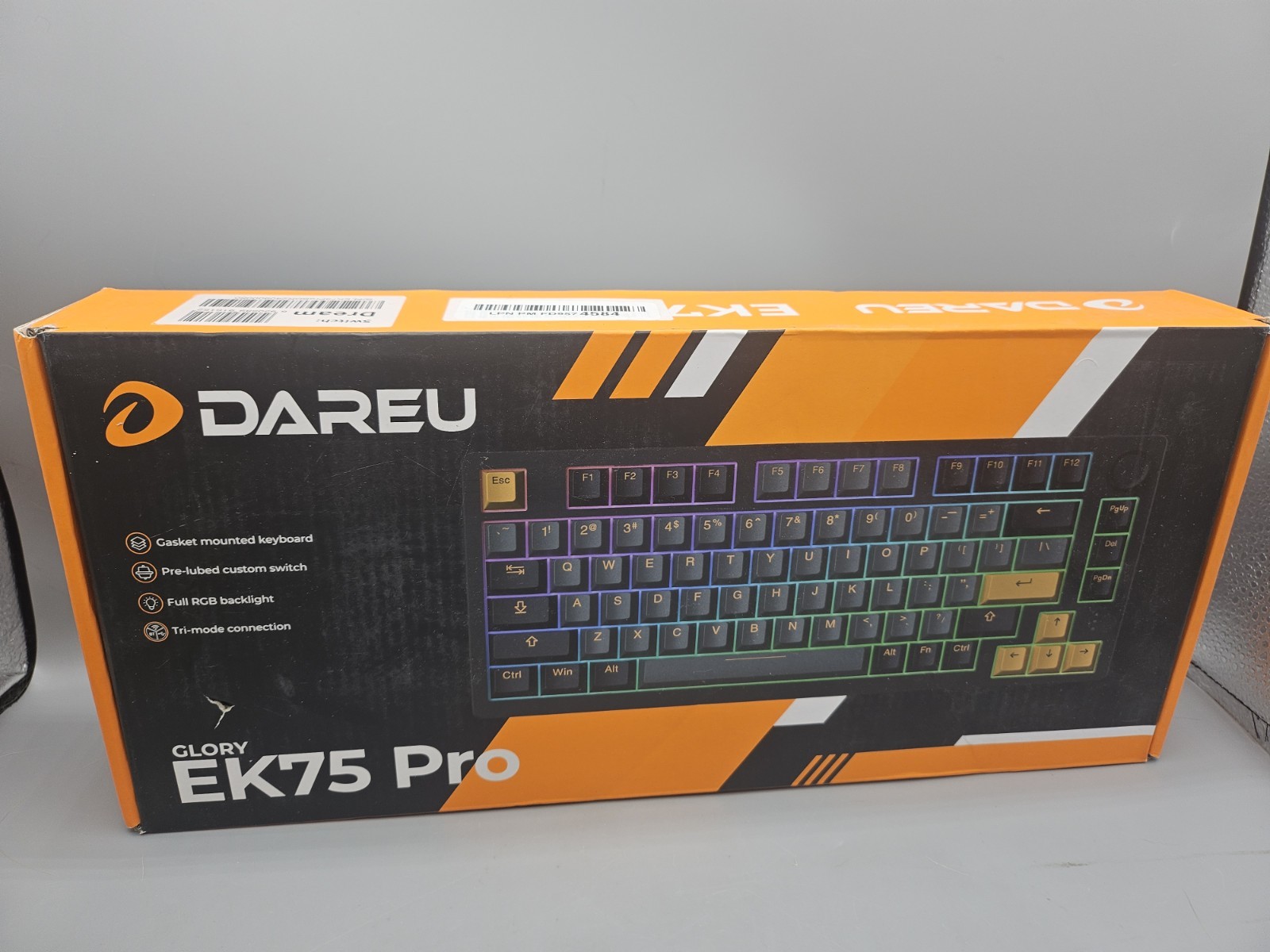 DAREU EK75 PRO Wireless Full RGB Hot-Swappable Mechanical Gaming Keyboard RGB