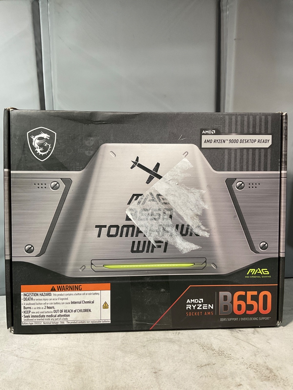+MSI MAG B650 TOMAHAWK WiFi AM5 ATX AMD Motherboard *NEW OPEN BOX*