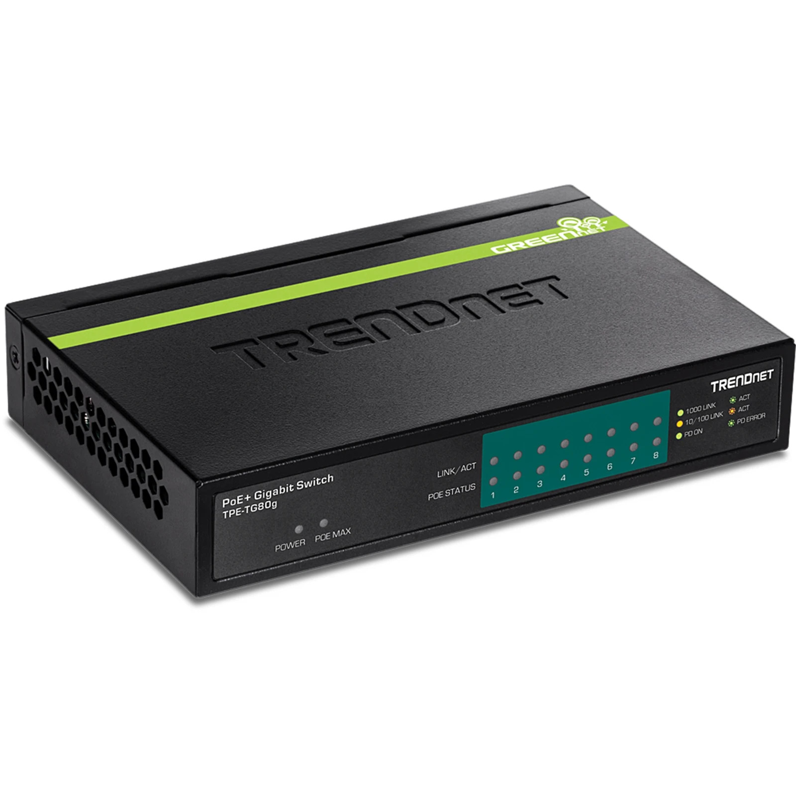 TRENDnet TPE-TG80G 8-Port Gigabit PoE+ Switch