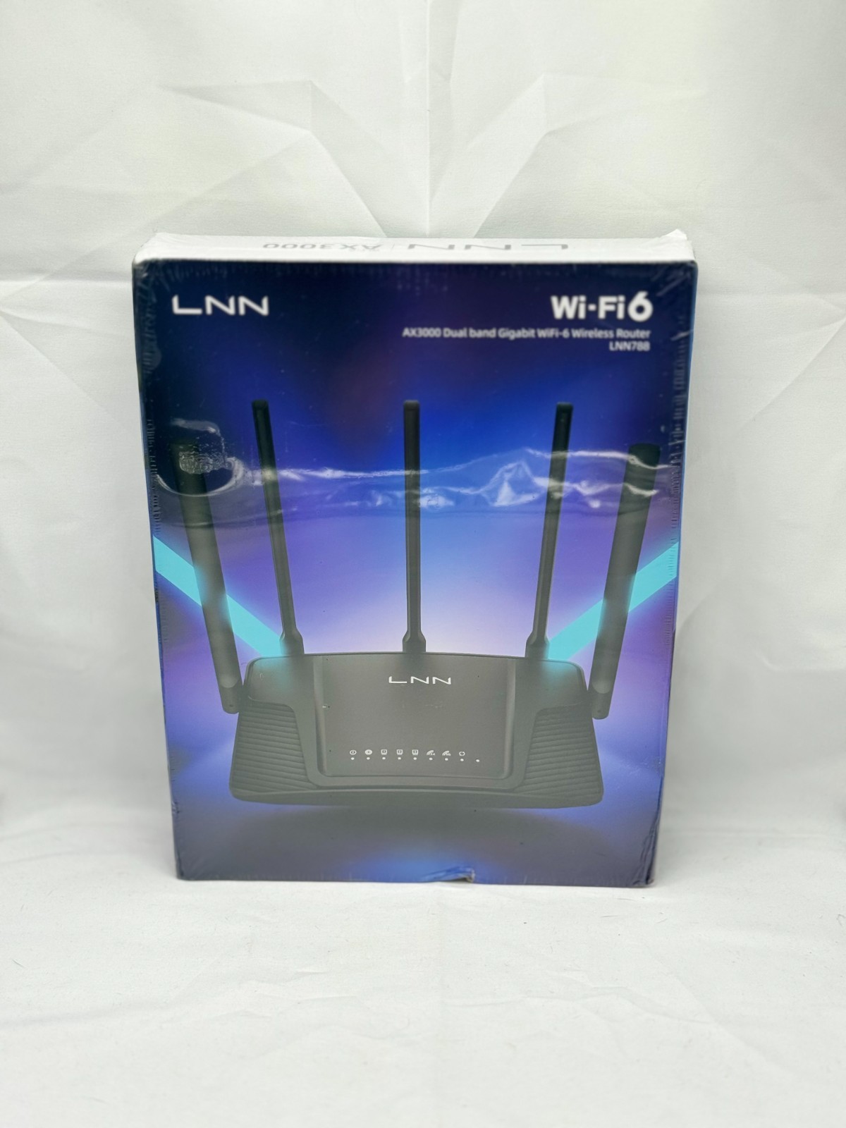 LNN Wi-Fi 6 Router, AX3000 Dual Band Wireless Gaming Gigabit Router | SEALED