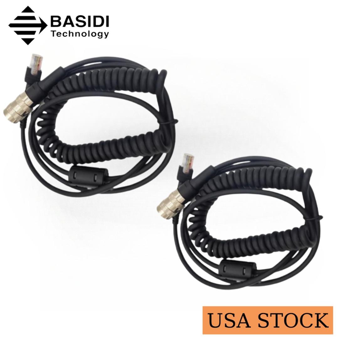 US Lot 2PCS 25-71917-02R 8-PIN Scanner Cable for  Symbol LS3408 To VC5090 DS3508