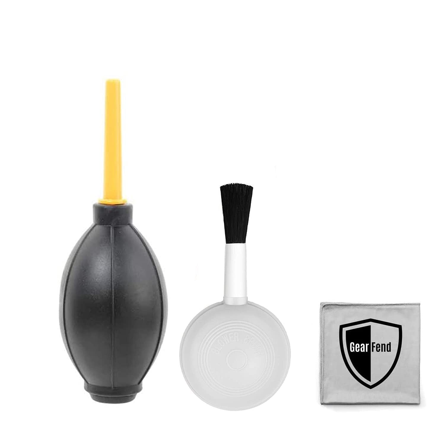 GearFend Dust Cleaner Kit Strong Cleaning Air Blower + Soft Brush for...