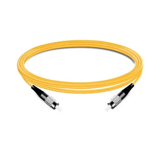 [2pcs] 1M FC UPC-FC UPC Simplex OS2 9/125 Patch Cord LSZH FTTH Fiber Cable