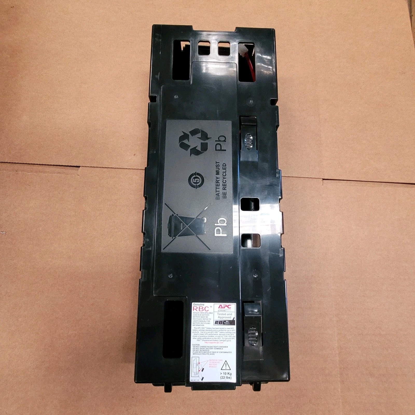 APC RBC115 0M-9989A-001 UPS Battery Cartridge Tray with Cables  *NO BATTERIES*