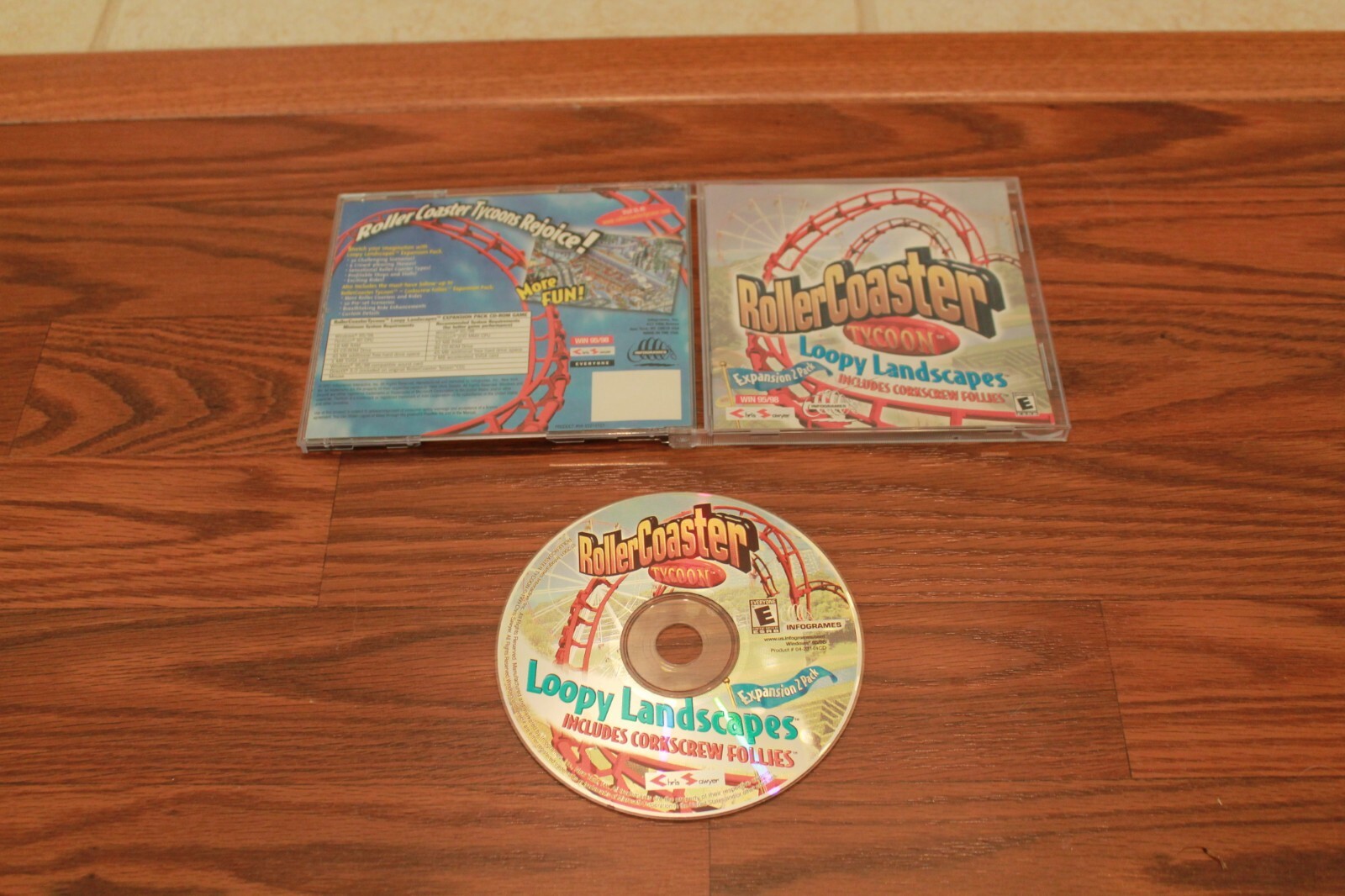Rollercoaster Tycoon Loopy Landscapes Expansion PC Game on CD-ROM