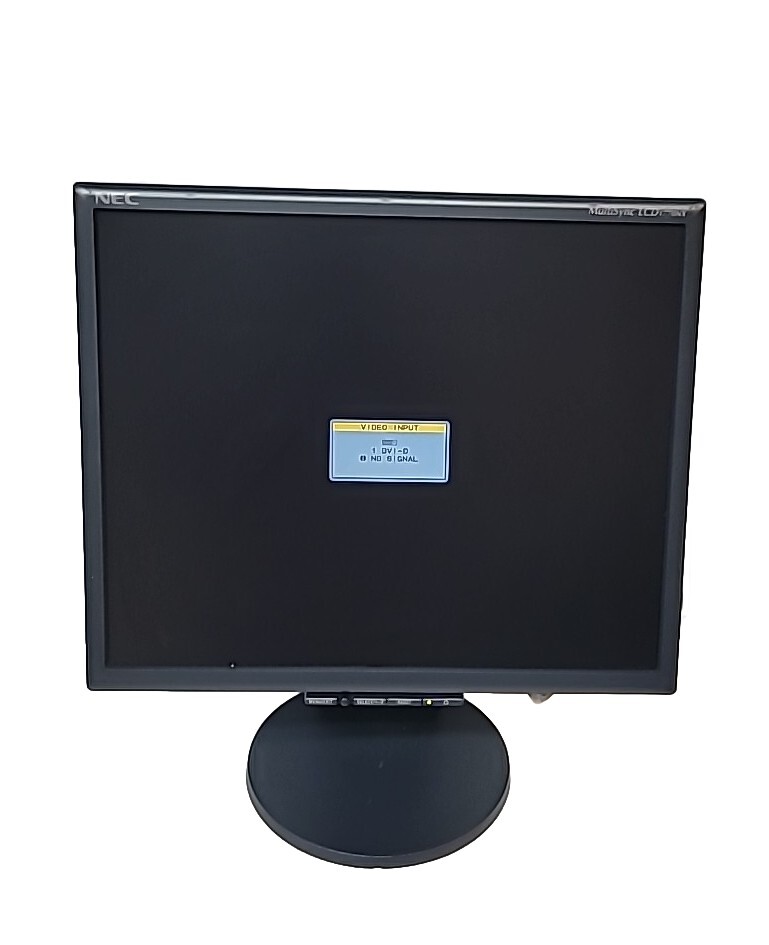 NEC MultiSync LCD 1770NX 17" Black Flat Panel Monitor. EXCELLENT CONDITION 
