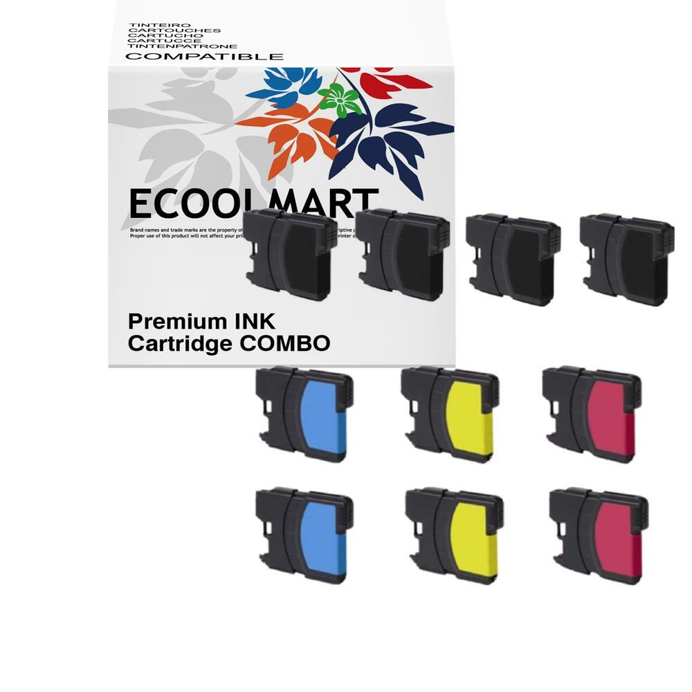 10 Brand New Ink Pack fits Brother LC61 MFC-J220 MFC-J265W MFC-J270W MFC-J410w
