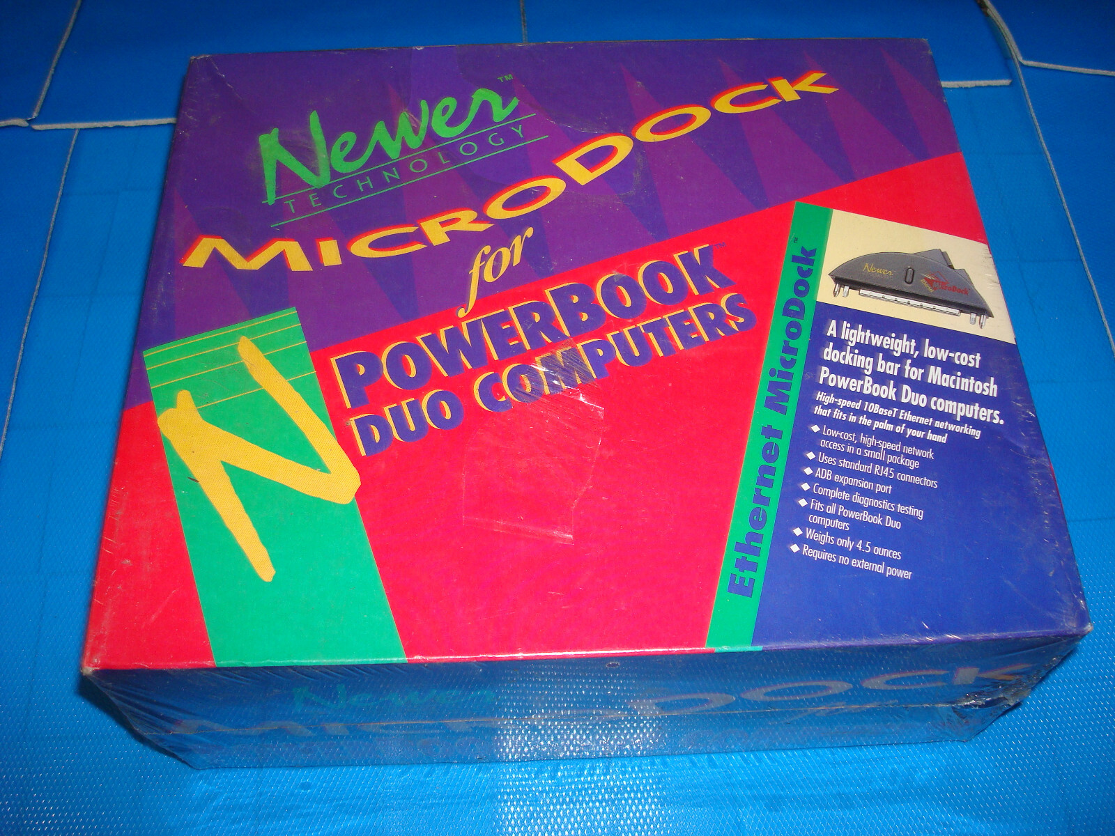 SEALED NEWER TECH. Ethernet MicroDock For PowerBook Duo-7MD-E-EXTREMELY RARE