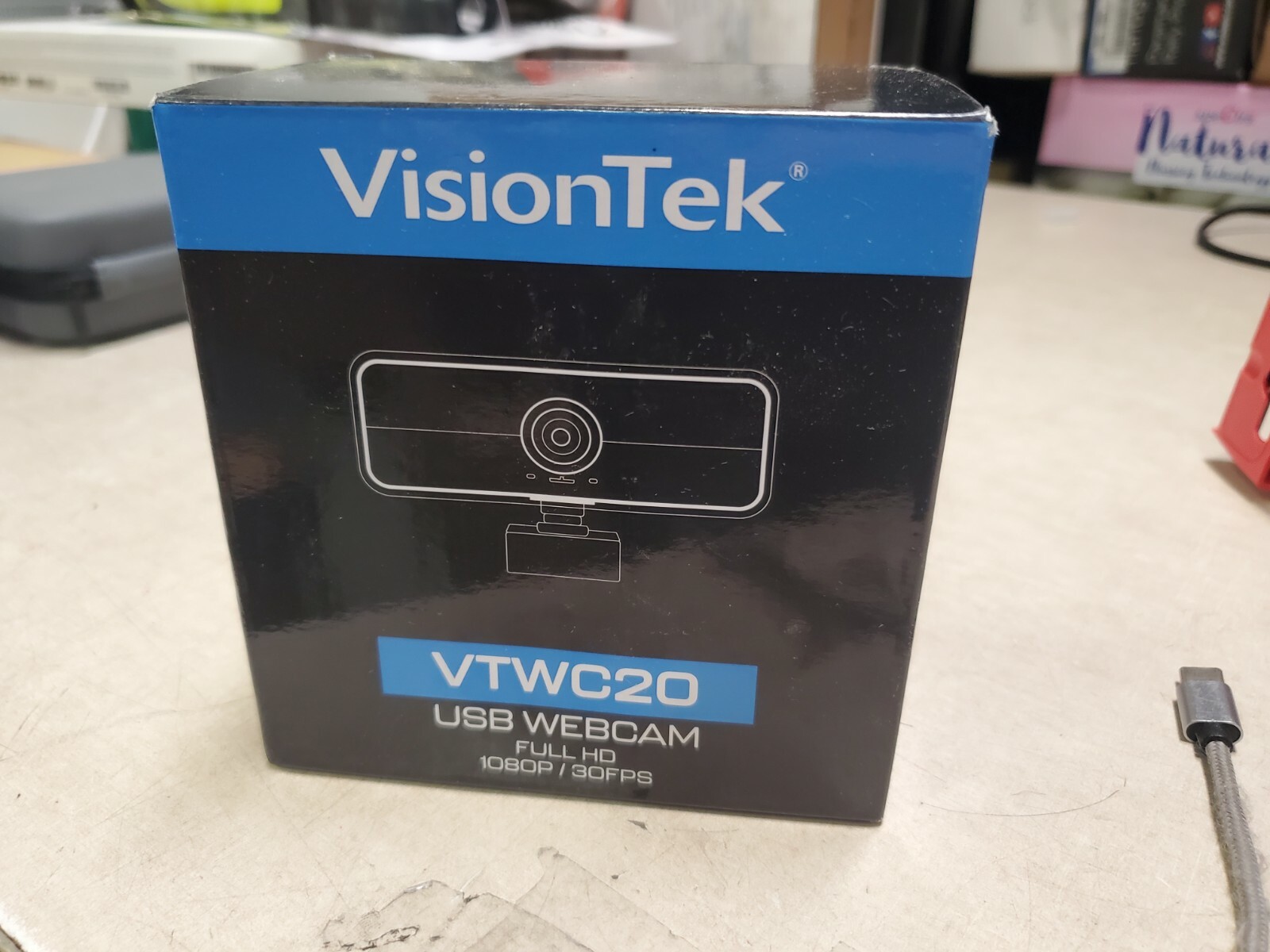 VisionTek VTWC20 Webcam - 30 fps - USB 2.0 - 1920 x 1080 Video - CMOS 901380