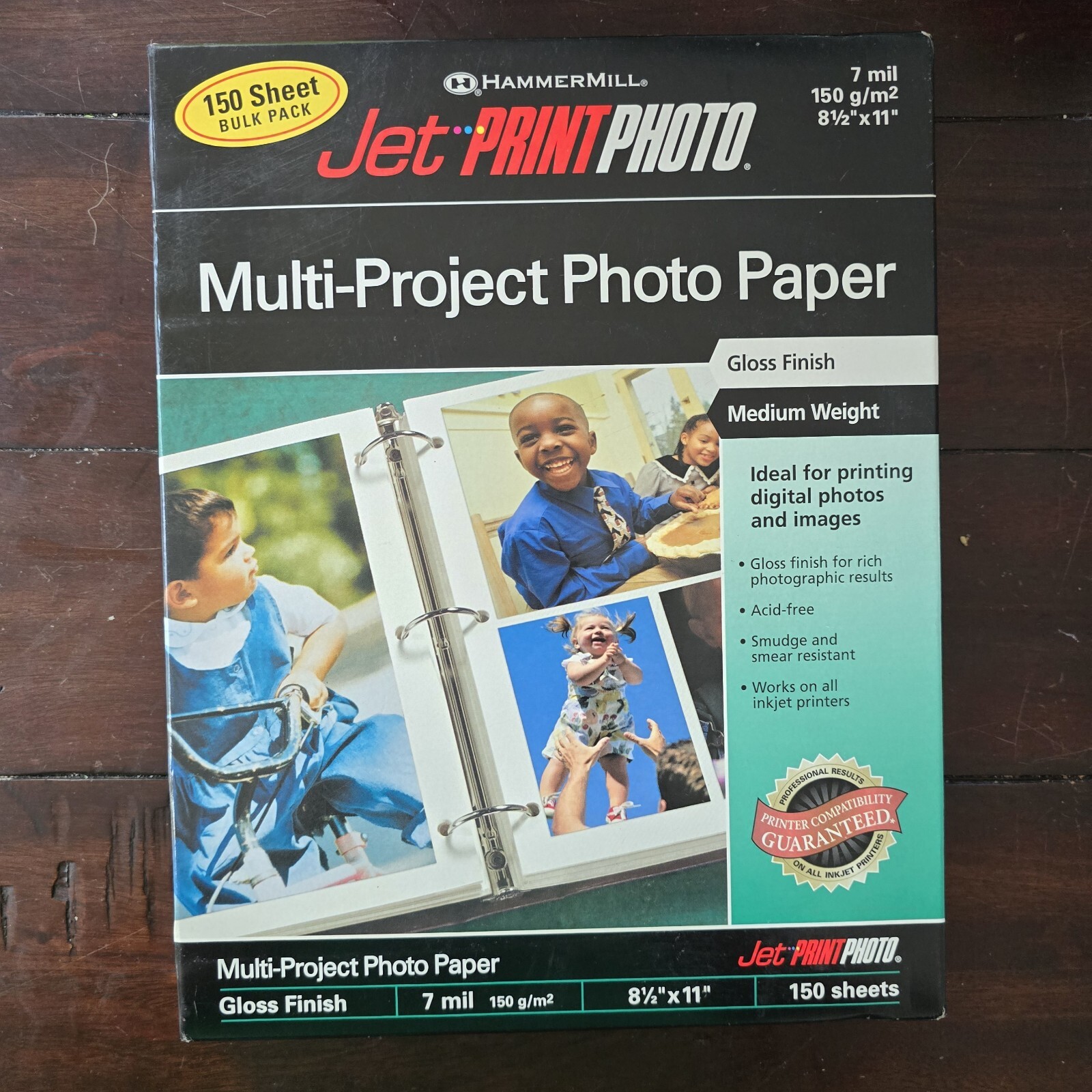 Hammermill Multi- Project Gloss Photo Paper 7 Mil 150 Sheets, 8.5 x 11